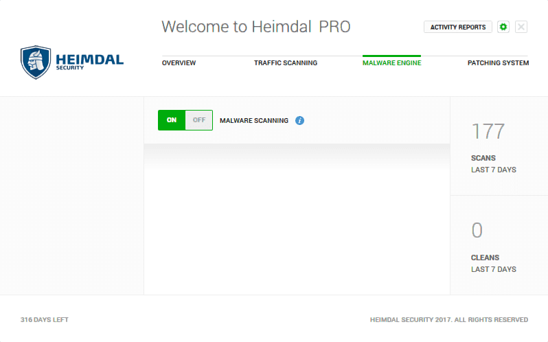 Heimdal PRO malware engine